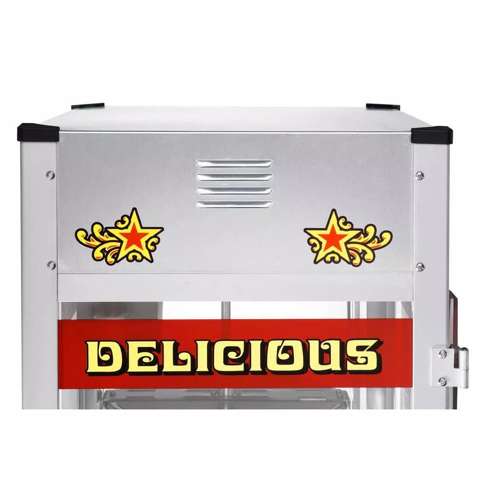 Great Northern Top Star 12 oz. Commercial Countertop Popcorn Machine - Silver
