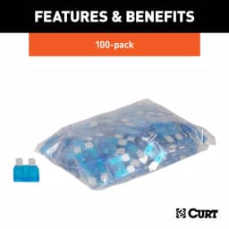 CURT 15-Amp ATC Universal Fuses, 100-Pack thumbnail 3