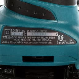 Makita 2 Amp Corded 1/4 Sheet Finishing Sander with Sanding Paper and Dust Bag thumbnail 7
