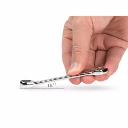 TEKTON 10 mm Stubby Combination Wrench, Chrome Vanadium Steel thumbnail 3
