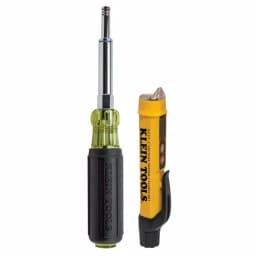 Klein Tools 2-Piece Electrical Tool Set: Non-Contact Voltage Tester and 5-in-1 Nut Driver Kit thumbnail 1