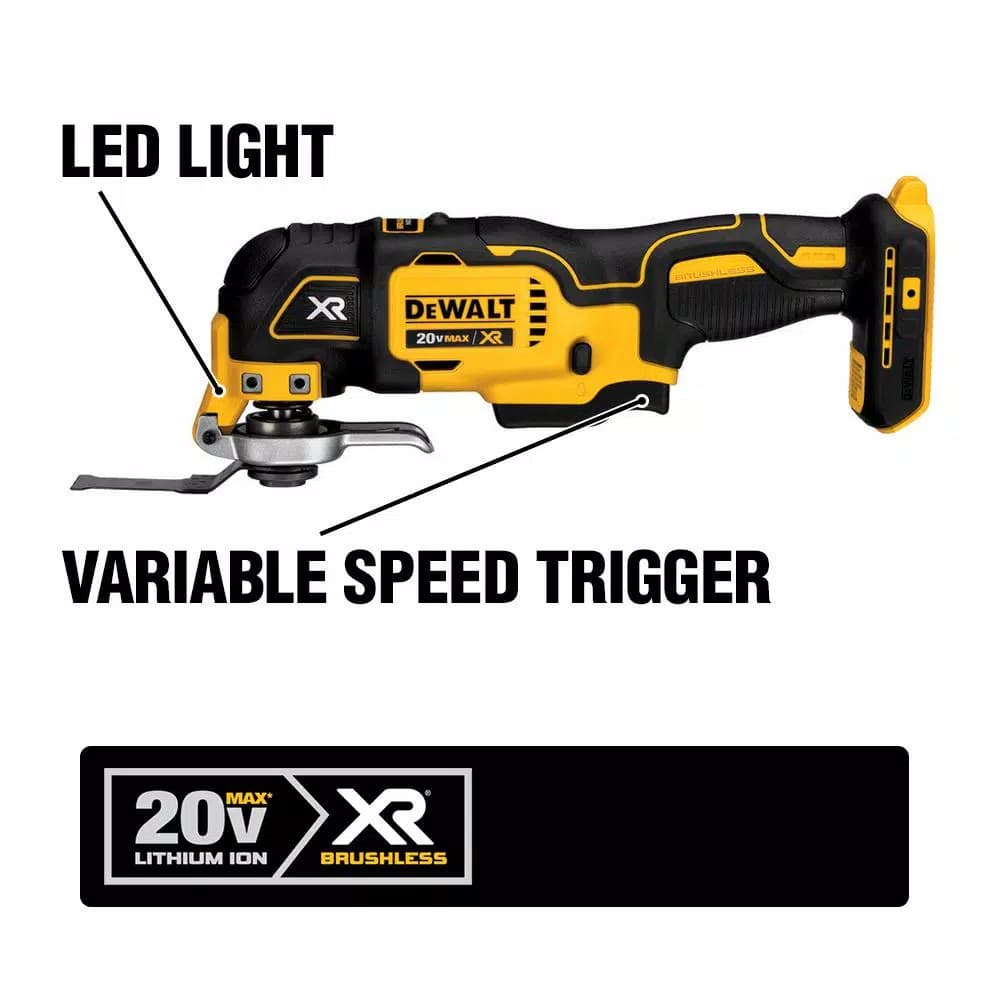 DEWALT 20V MAX Cordless Combo Kit (10-Tool) with (2) 2.0 Ah Batteries, Charger & Bags