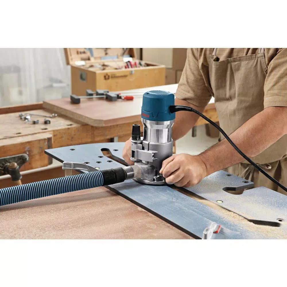 Bosch 2.25 HP Fixed-Base Router, 12 Amp Variable Speed Corded Electronic Router