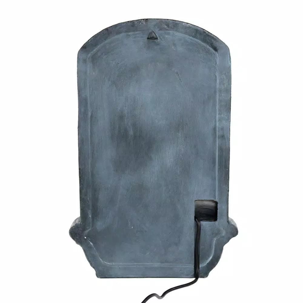 Sunnydaze Decor Seaside Lead Electric Powered Outdoor Wall Fountain, Coastal Shell Design