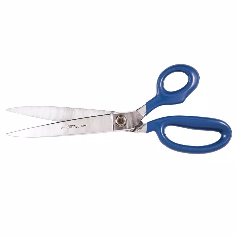 Klein Tools 12.5 in. Large Ring Bent Trimmer Utility Shears with Knife Edge