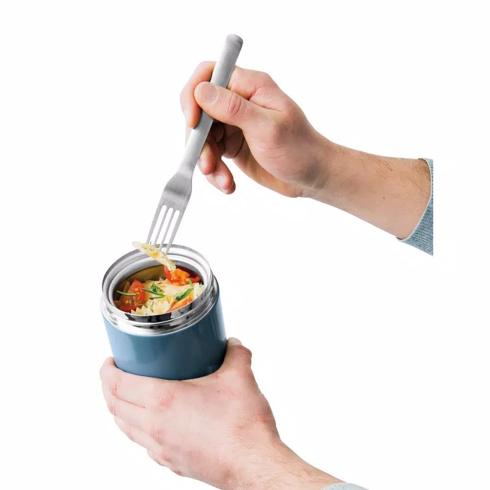 BergHOFF Leo .79 Qt. Blue Leak-Proof Stainless Steel Food Container