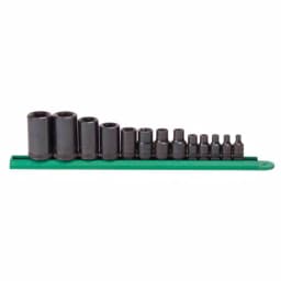 GearWrench 13-Piece External Torx Socket Set, 1/4 in., 3/8 in., and 1/2 in. Drive thumbnail 1