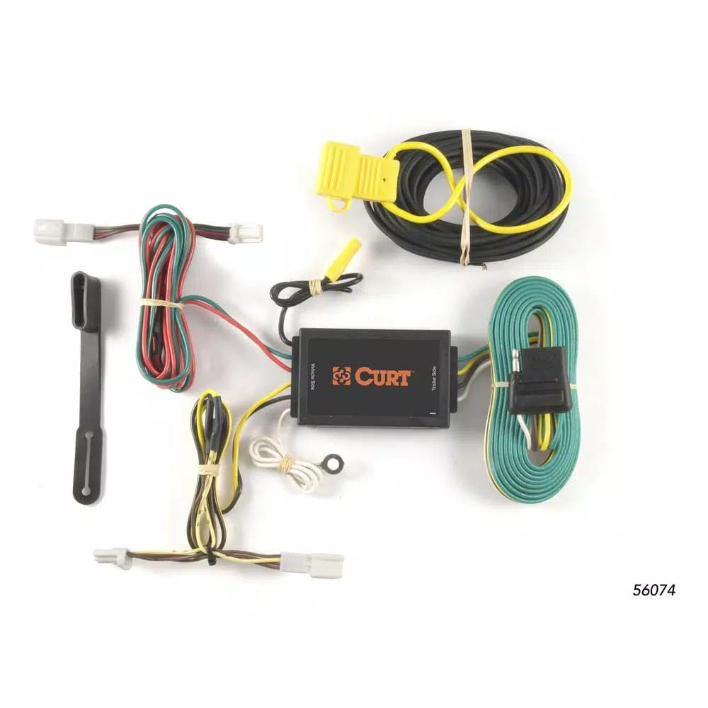 CURT Custom Vehicle-Trailer Wiring Harness, 4-Way Flat, for Infiniti FX35 FX37 FX50 QX70