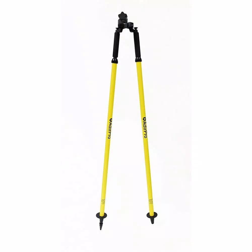 AdirPro Aluminum Prism Pole Bipod - Yellow Surveying Tripod Accessory