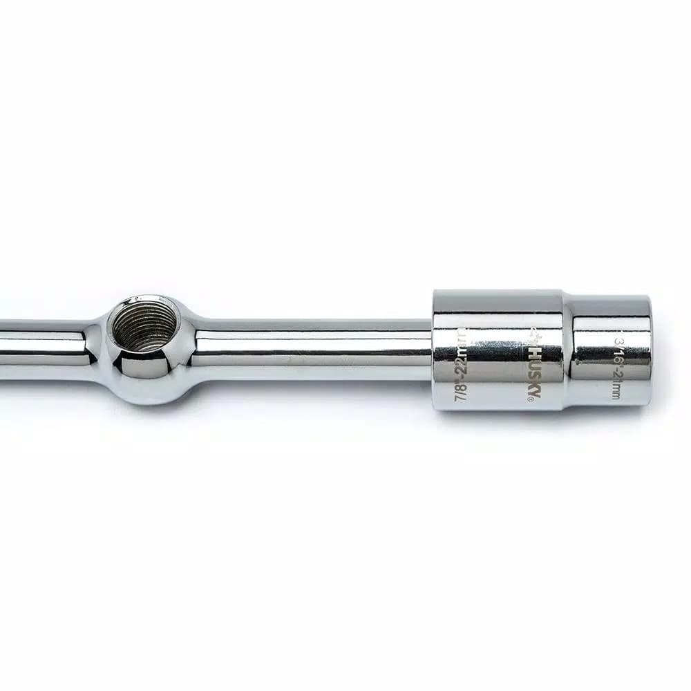 Husky Universal Lug Nut Wrench Set, 4-Piece, 1/2 in. Drive, SAE and Metric