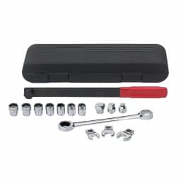 GearWrench 15-Piece Ratcheting Wrench Serpentine Belt Tool and Socket Set thumbnail 1