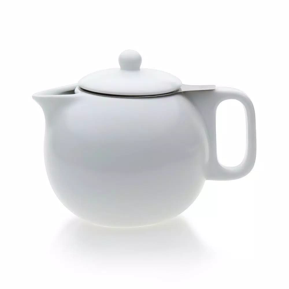 VIVA Scandinavia Jaimi 3-Piece Porcelain Teapot and Laura Cup Set, 4.5-Cup