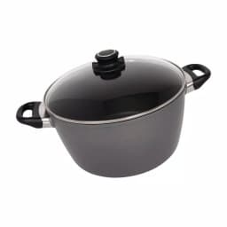 Swiss Diamond Swiss Titan 8.5 Qt. Titanium Nonstick Stock Pot with Glass Lid, Gray thumbnail 1