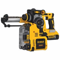 DEWALT 20V MAX XR Brushless 1 in. SDS Plus Rotary Hammer with Onboard Extractor, (2) 5.0 Ah Batteries & Charger thumbnail 1