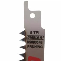 Diablo 9 in. 5 TPI Fleam Ground Pruning Reciprocating Saw Blades, 5-Pack thumbnail 4