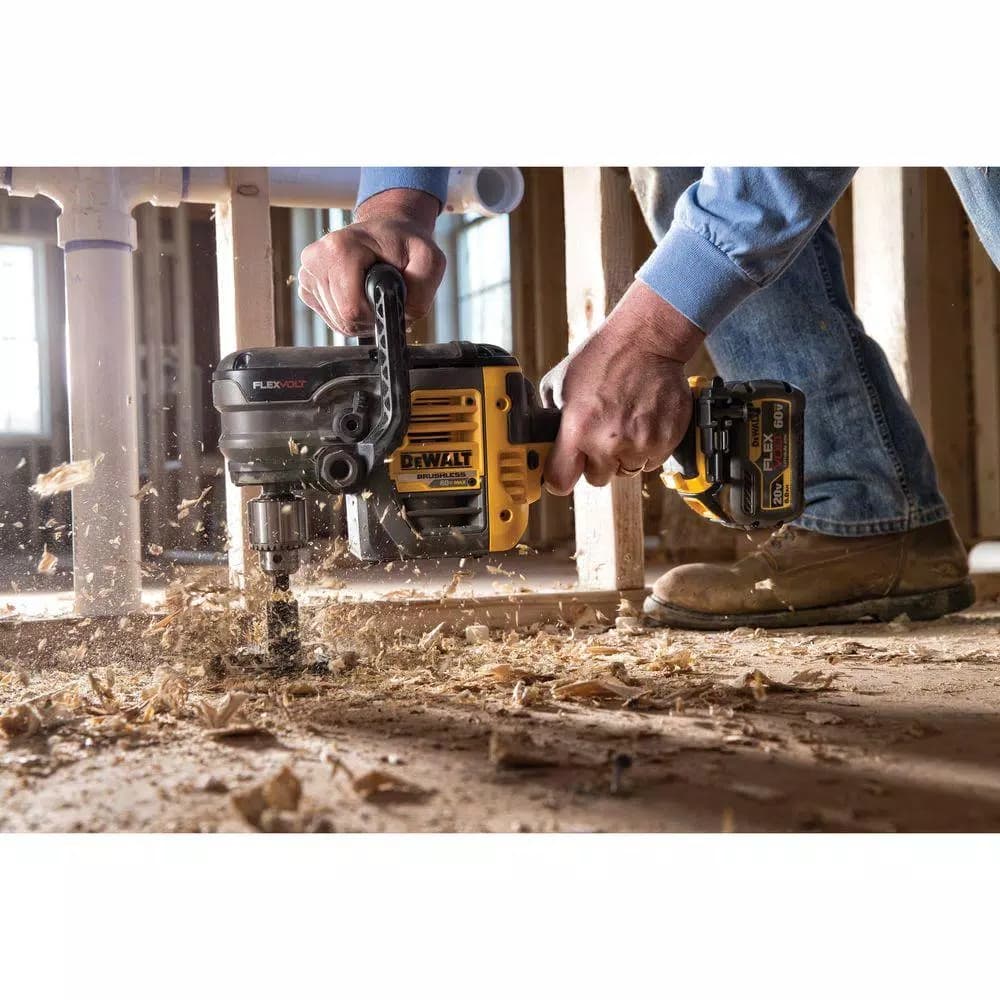 DEWALT FLEXVOLT 60V MAX Brushless 1/2 in. Stud & Joist Drill with E-Clutch System (Tool-Only)