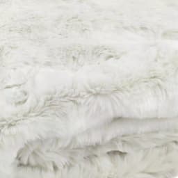 Safavieh Faux Chinchilla Snow White Throw Blanket, 50 x 60 in, Glam Style thumbnail 2