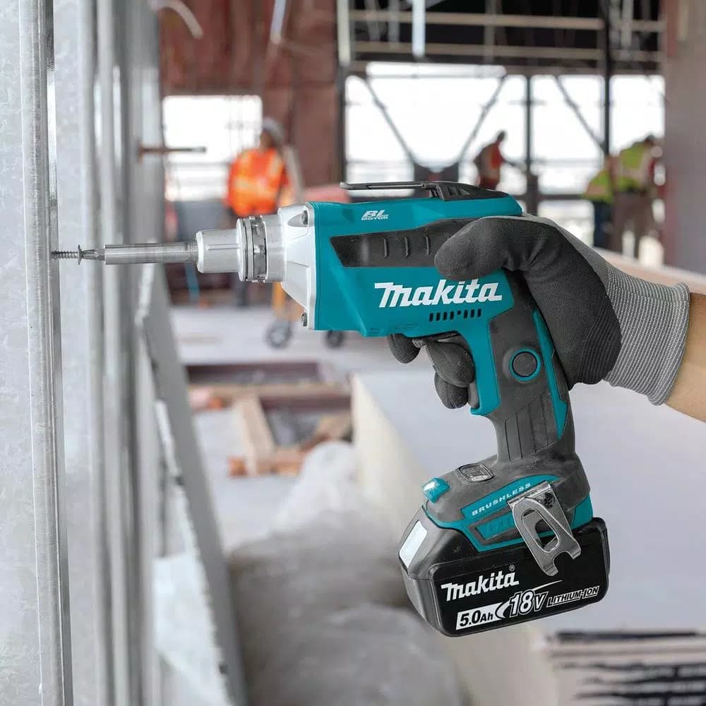 Makita 18V LXT Brushless Cordless Drywall Screwdriver Kit with 5.0Ah Battery & Charger