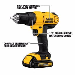 DEWALT 20V MAX Cordless 4-Tool Combo Kit with (2) 1.5 Ah Batteries & Charger thumbnail 4