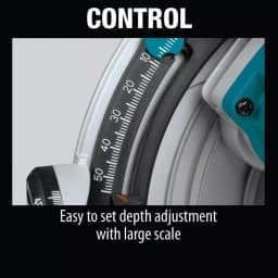 Makita 18V X2 LXT (36V) Brushless 6-1/2 in. Plunge Circular Saw Kit with Bonus 56T Carbide Blade thumbnail 6