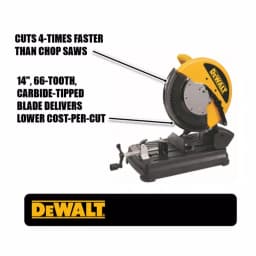 DEWALT 15 Amp 14 in. Multi-Cutter Saw with Carbide Tipped Blade thumbnail 2