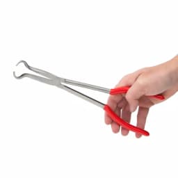 TEKTON 10-1/2 in. Long Reach Hose Ring Pliers with Crosscut Teeth thumbnail 5