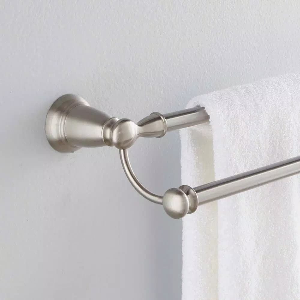 Moen Banbury 24 in. Double Towel Bar in Spot Resist Brushed Nickel
