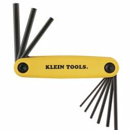 Klein Tools 4-1/4 in. Alloy Steel Industrial Strength Hex Key Set, 9-Piece thumbnail 1