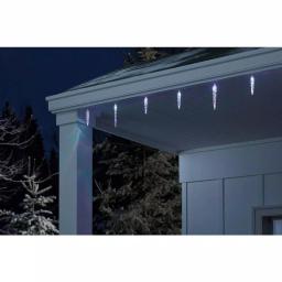 LightShow ColorMotion 24-Light Multi-Color Deluxe LED Icicle Christmas String Lights thumbnail 6