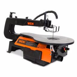 WEN 16 in. Variable Speed 2-Direction Scroll Saw, 1.2 Amp, Cast Iron Base thumbnail 1