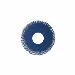 Dedeco Sunburst 6 in. TC Radial Discs, 400-Grit Fine Thermoplastic Cleaning & Polishing Tool (40-Pack) thumbnail 1