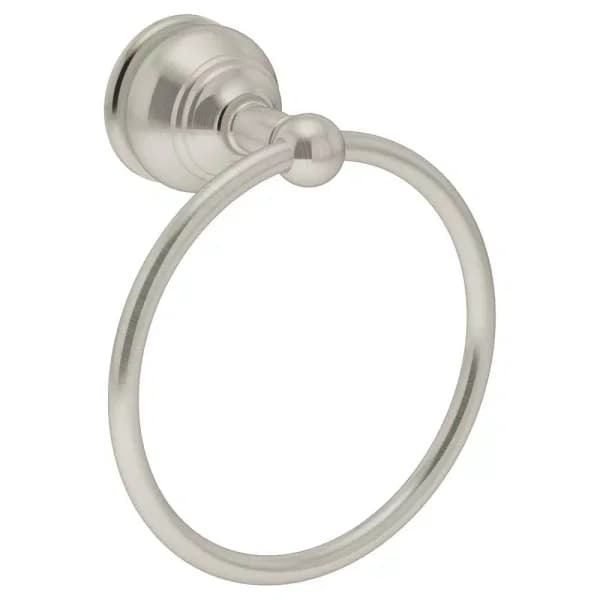 Symmons Allura Towel Ring in Satin Nickel Finish