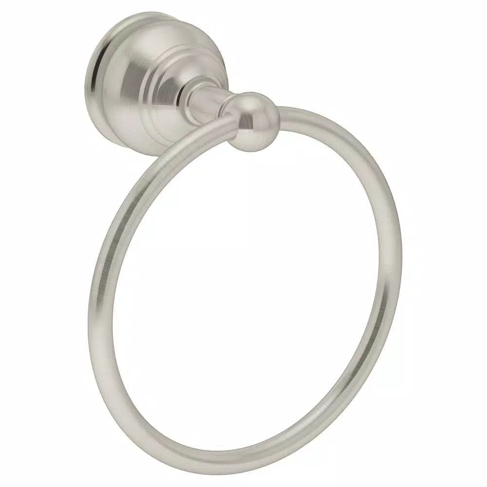 Symmons Allura Towel Ring in Satin Nickel Finish