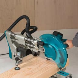 Makita 12 in. Dual-Bevel Sliding Compound Miter Saw with Laser and WST06 Folding Stand Bundle thumbnail 7