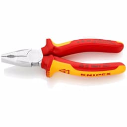KNIPEX 6-1/4 in. Insulated Combination Pliers, VDE Tested thumbnail 1