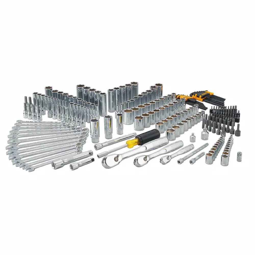 DEWALT 247-Piece Mechanics Tool Set with 72-Tooth Ratchets and Blow Molded Case