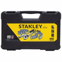 STANLEY 40-Piece Mechanics Socket Set with 72-Tooth Ratchet thumbnail 4