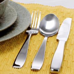 Gibson Castleford 20-Piece Mirror Polish Stainless Steel Flatware Set, Service for 4 thumbnail 4