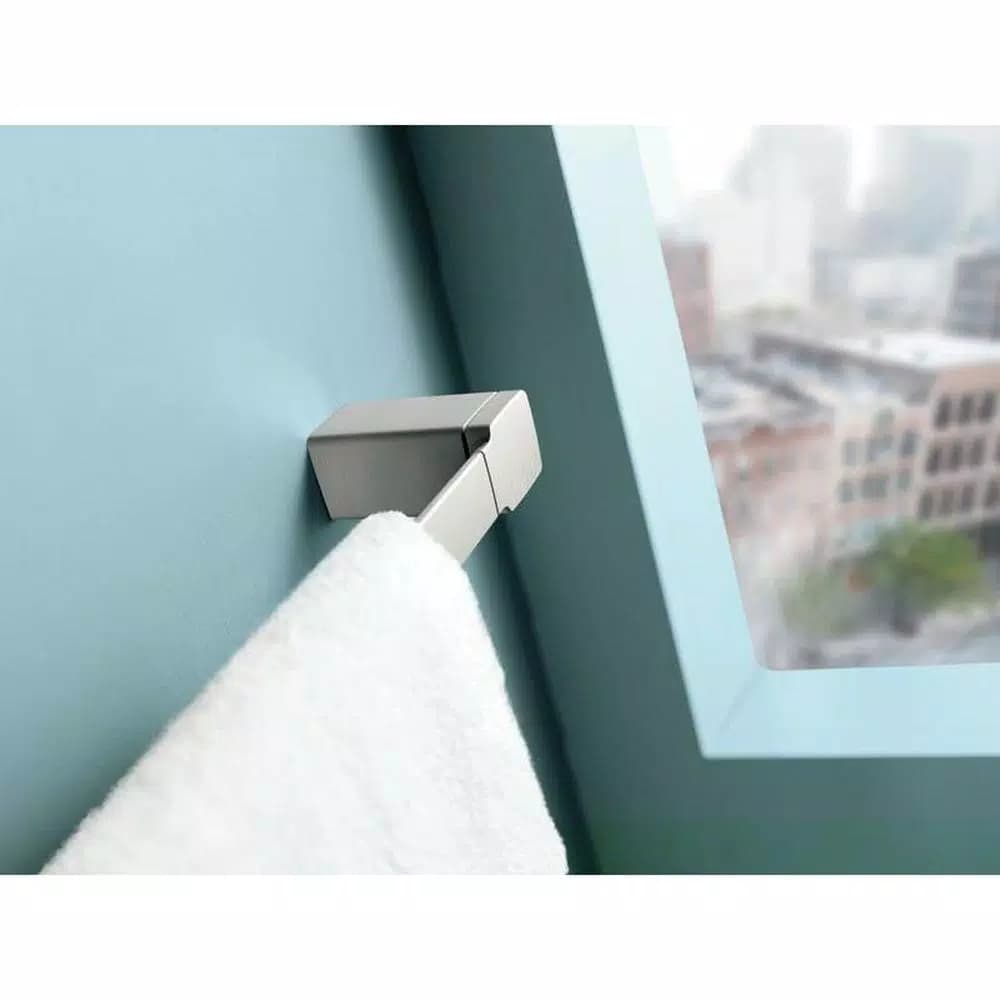 Moen 90 Degree 24 in. Towel Bar, Brushed Nickel