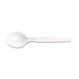 DIXIE White Polystyrene Soup Spoons, Heavy Mediumweight, 1000 Count Case thumbnail 1