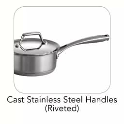 Tramontina Gourmet Prima 1.5 Qt. Stainless Steel Sauce Pan with Lid thumbnail 3