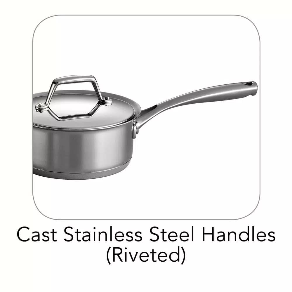 Tramontina Gourmet Prima 1.5 Qt. Stainless Steel Sauce Pan with Lid