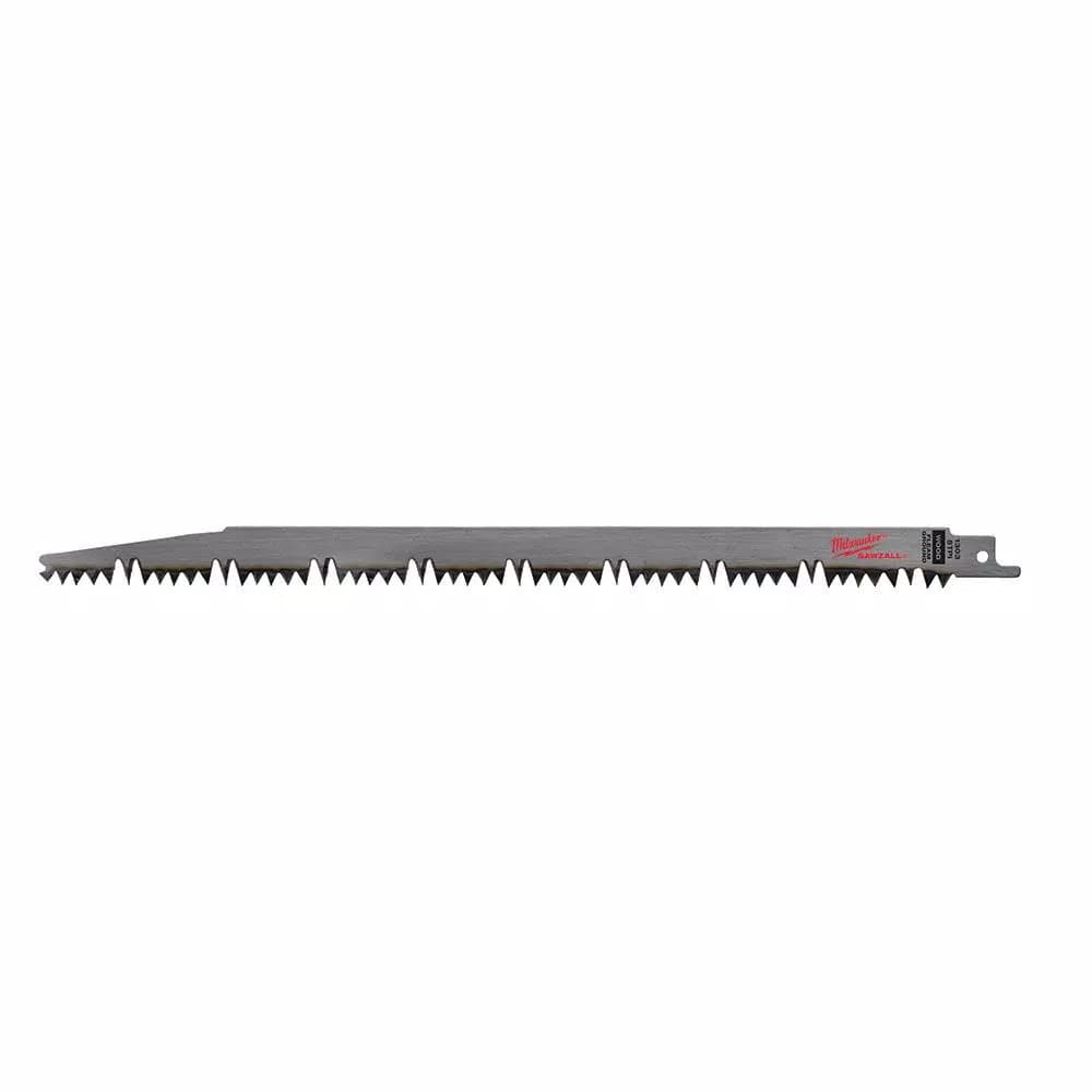 Milwaukee 12 in. 5 TPI Pruning Reciprocating Saw Blades, 5-Pack