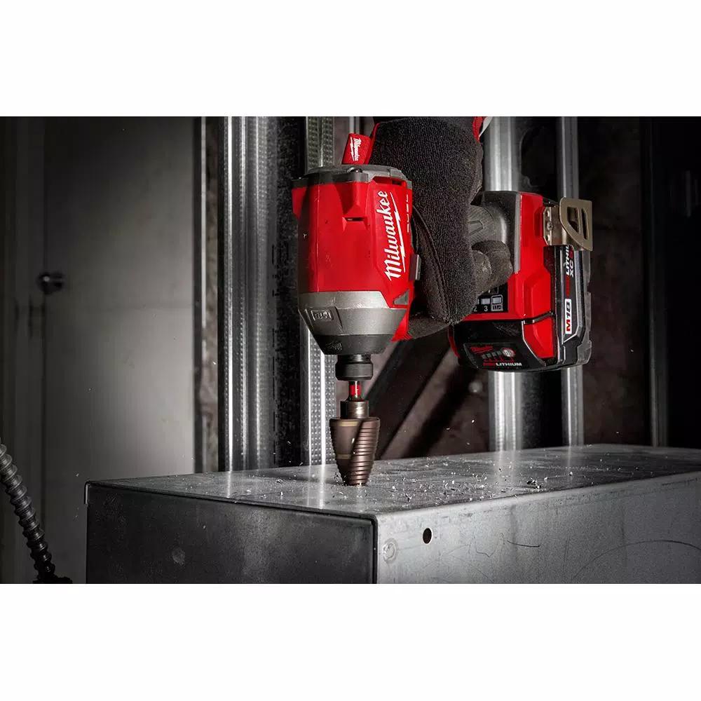 Milwaukee SHOCKWAVE Titanium Step Bit & Cobalt RED HELIX Drill Bit Set, 18-Piece