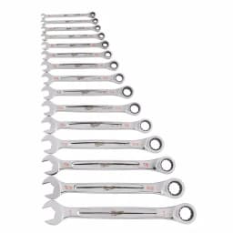Milwaukee 30-Piece SAE and Metric Ratcheting Combination Wrench Set thumbnail 6