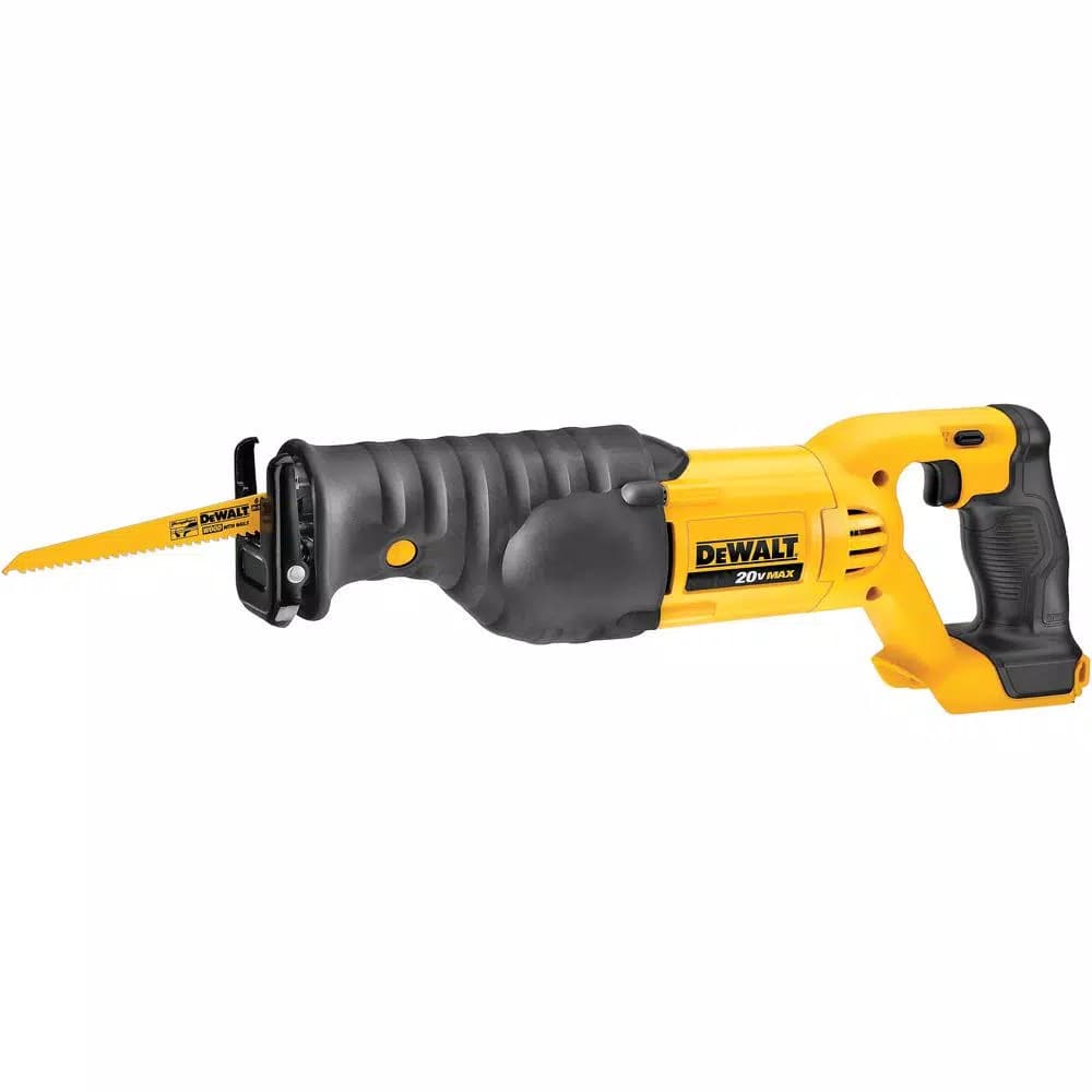 DEWALT 20V MAX Cordless Reciprocating Saw Kit with 18V to 20V Battery Adapter and 2 Batteries
