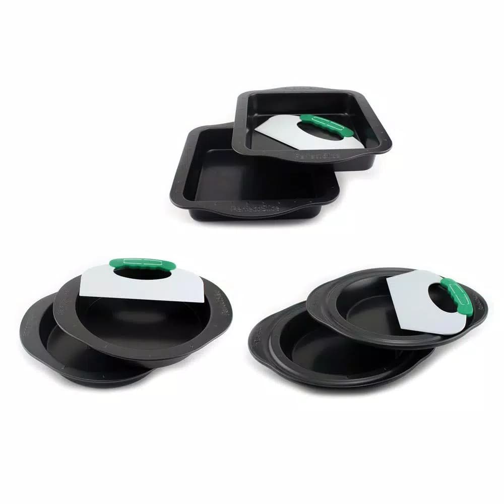 BergHOFF Perfect Slice 9-Piece Baking Pan Set with Cutting Tools, Carbon Steel