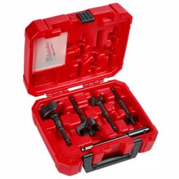 Milwaukee 49-22-0135 Contractor Selfeed Wood Boring Bit Set, 4-Piece High Speed Steel Auger Bit Kit thumbnail 1
