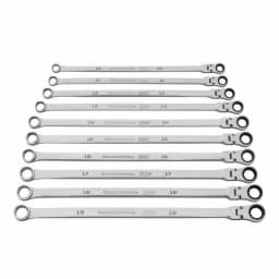GearWrench 120XP Universal Spline XL Flex Head GearBox Ratcheting Metric Wrench Set, 10-Piece thumbnail 1