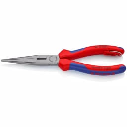 KNIPEX 8 in. Long Nose Pliers with Dual-Component Comfort Grips and Tether Attachment thumbnail 1